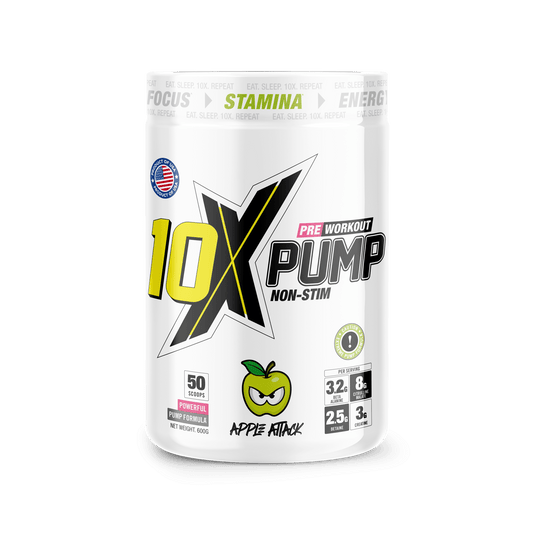 10X Pump Pre-Workout Non-Stim 50 Serving