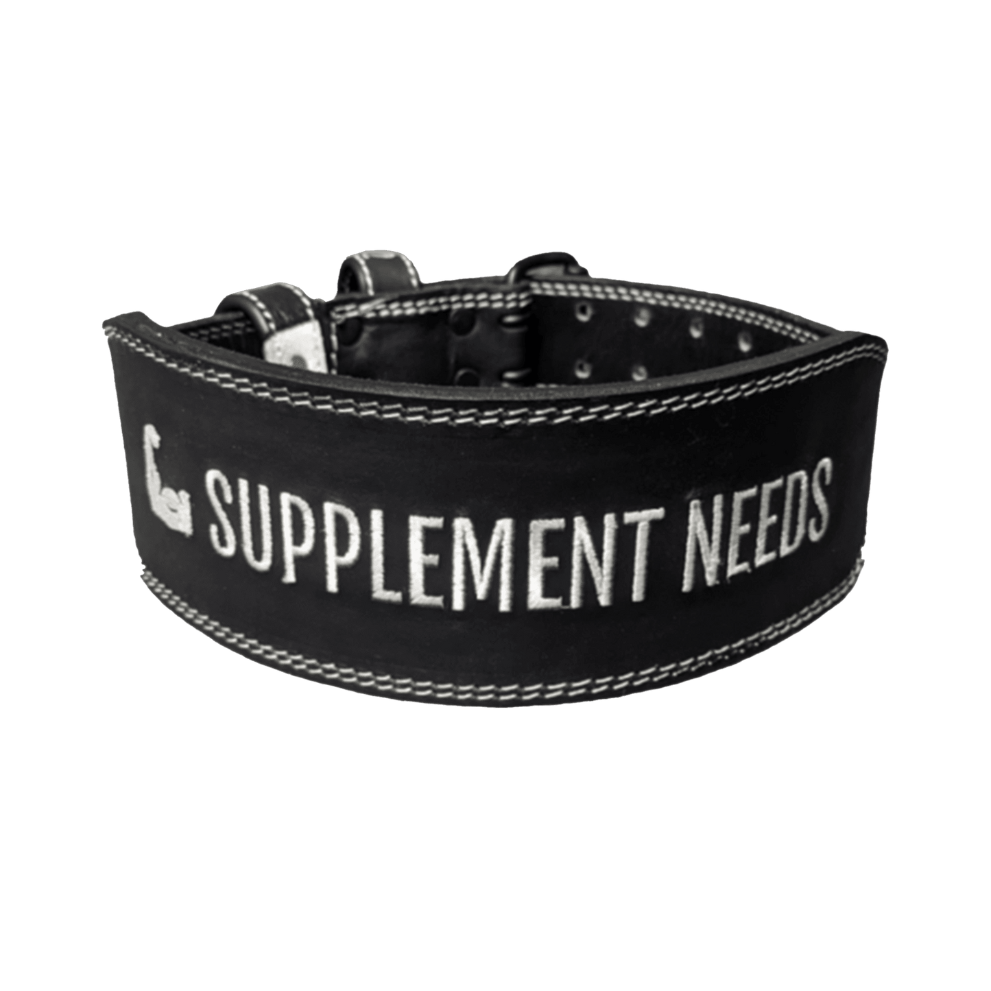 SN Genuine Leather Weightlifting Belt W/Case