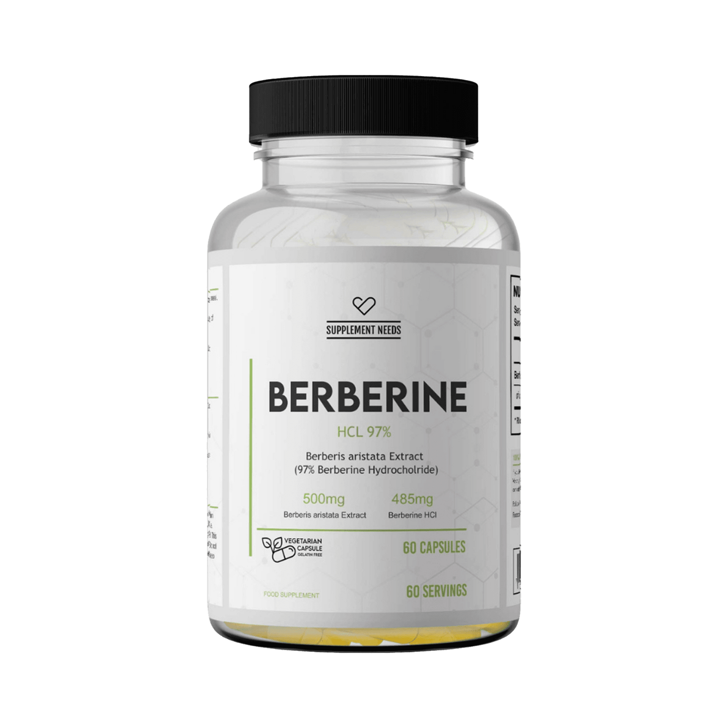 Berberine HCL 60 Capsules