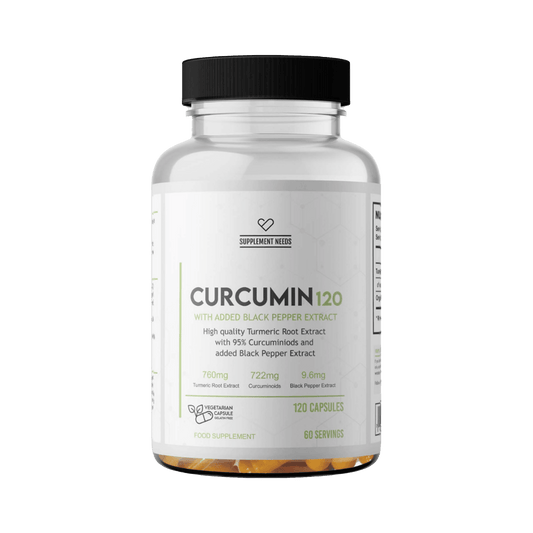 Curcumin & Black Pepper Extract 120 Caps