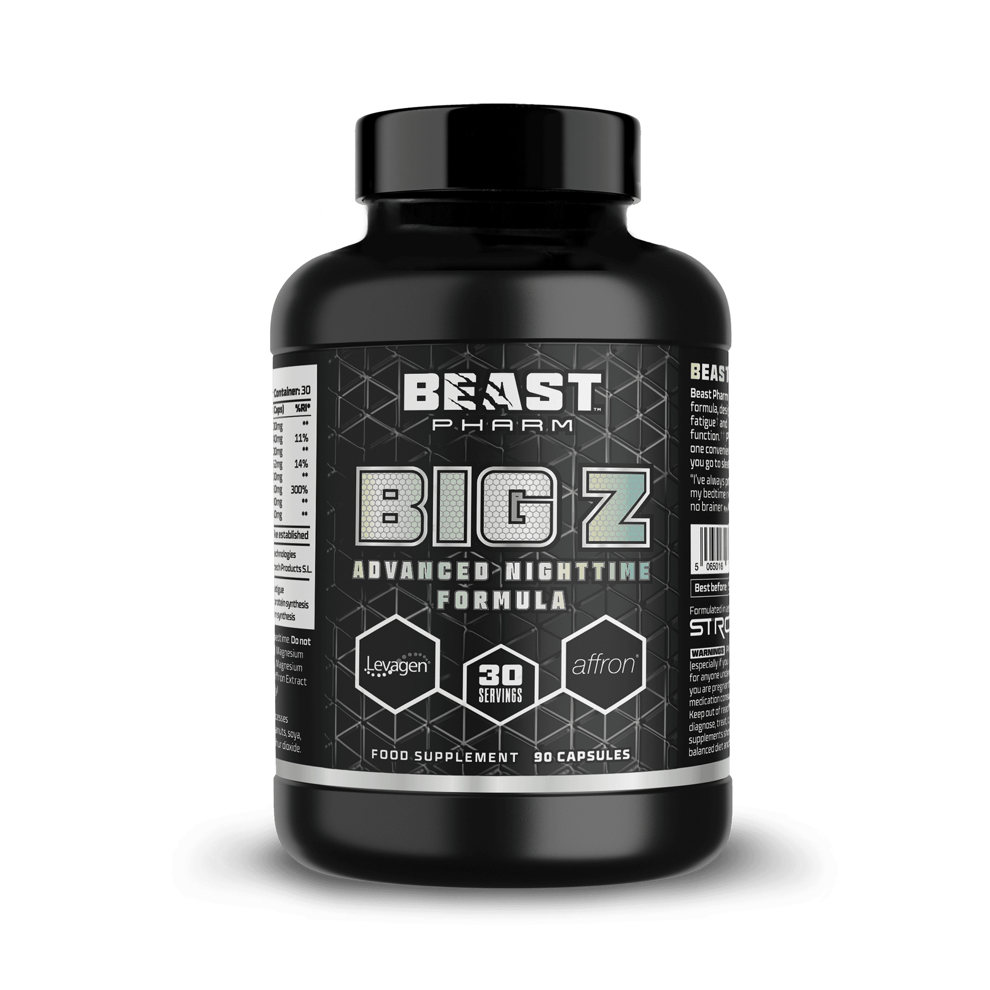 Beast Pharm Big Z Advanced Nighttime Formula 90 Cap