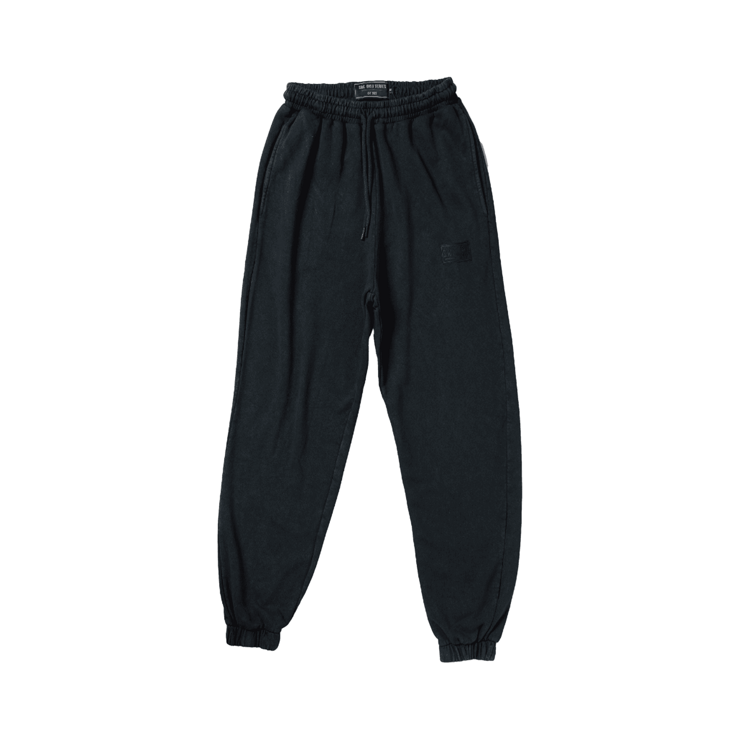 OSVD Acid Wash Joggers Black