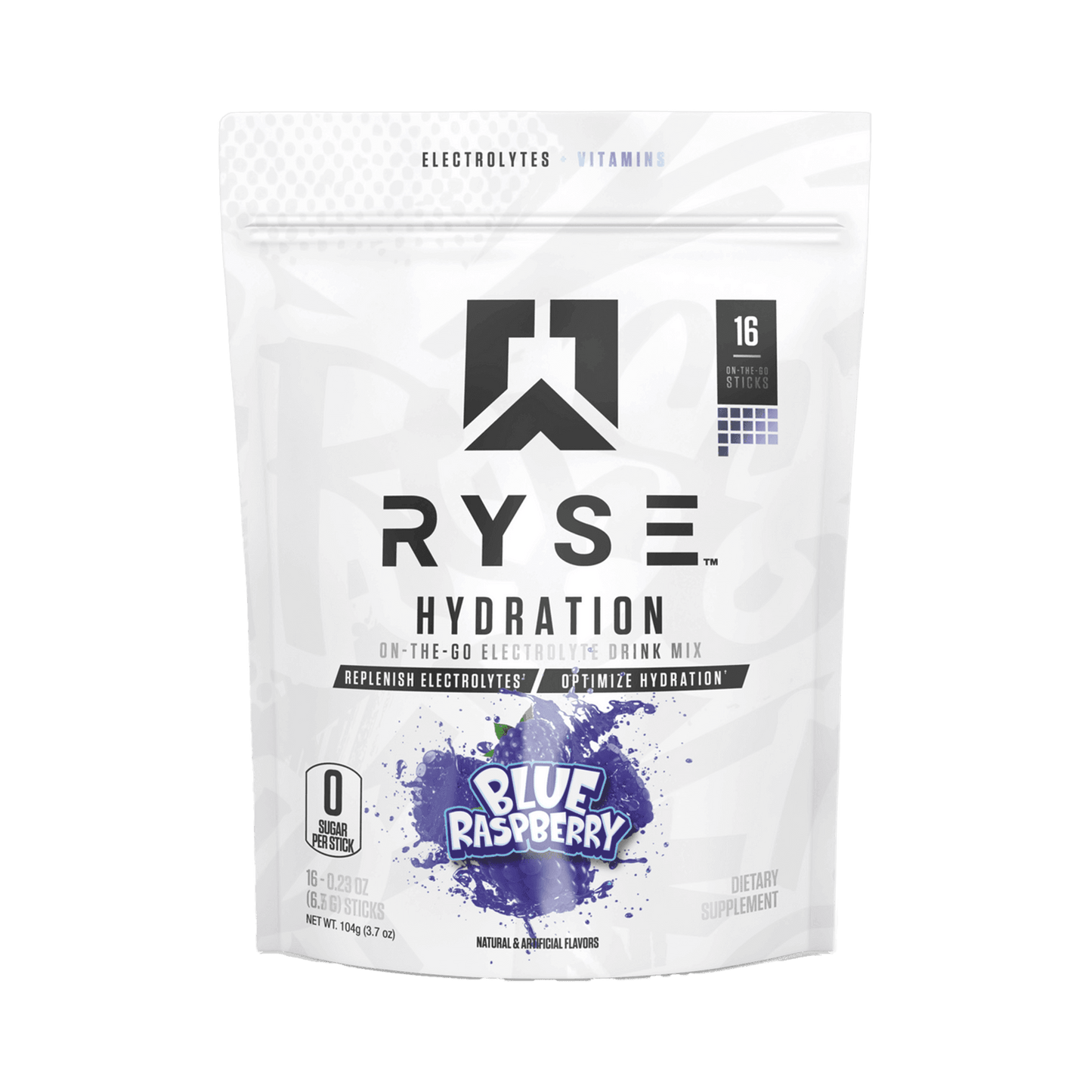 RYSE Hydration Sticks 16 Servings