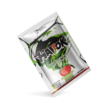 BBN Havok Pre-Workout Foil Sample Pack 1 Serving Strawberry Sherbet Cyclone